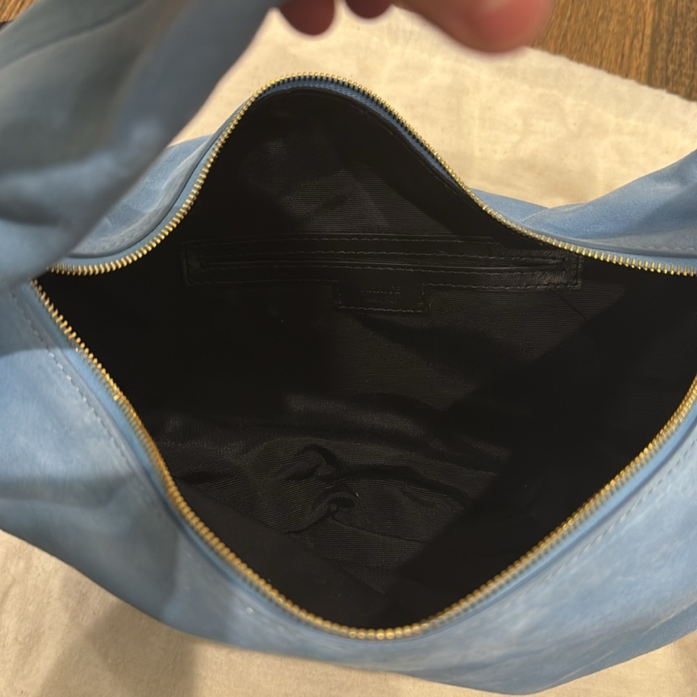 KHAITE Medium Olivia Hobo in color baby blue - Picture 4 of 5